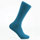 Men_s dress socks _ Bluish green solid socks_Egyptian cotton